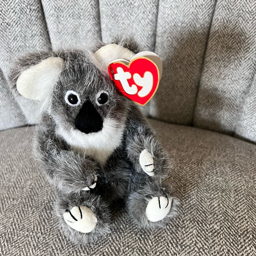 Ty ATTIC Beanie plush 9” shaggy Jointed BRIDBANE the koala bear